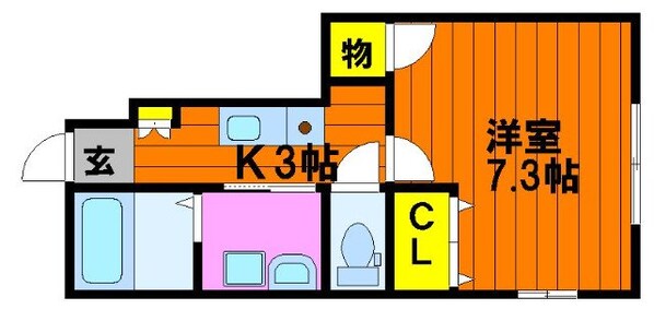 パシフィコ　Ｃ棟の物件間取画像